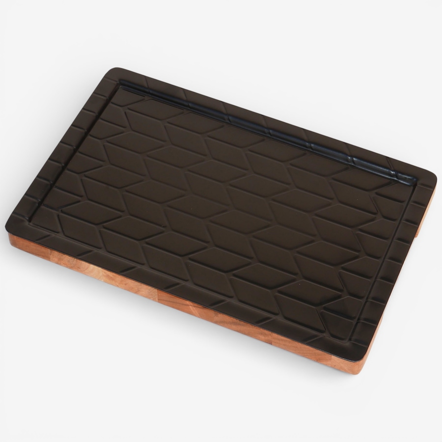 Image 105499_BLK.jpg, Product 105-499 / Price $59.99, Curtis Stone Acacia Wood Thawing Cutting Board from Curtis Stone on TSC.ca's Kitchen department