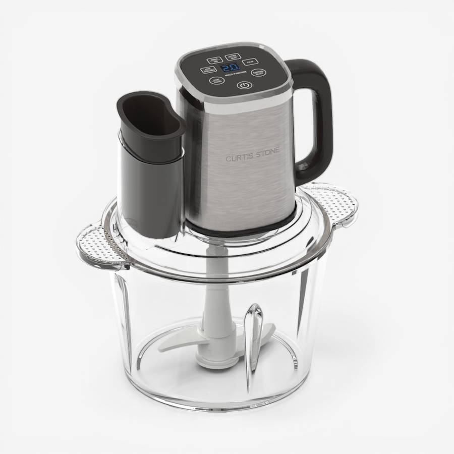 Image 105504_BLK.jpg, Product 105-504 / Price $99.99, Curtis Stone Digital Glass Bowl Chopper from Curtis Stone on TSC.ca's Kitchen department
