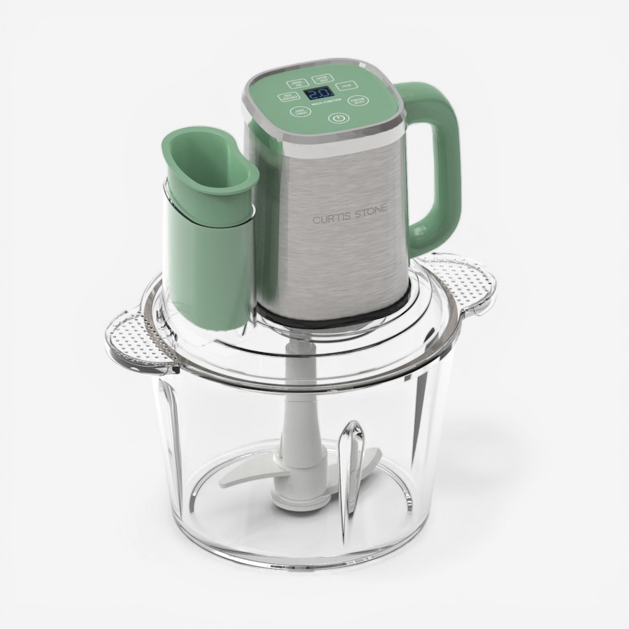Image 105504_SAG.jpg, Product 105-504 / Price $99.99, Curtis Stone Digital Glass Bowl Chopper from Curtis Stone on TSC.ca's Kitchen department