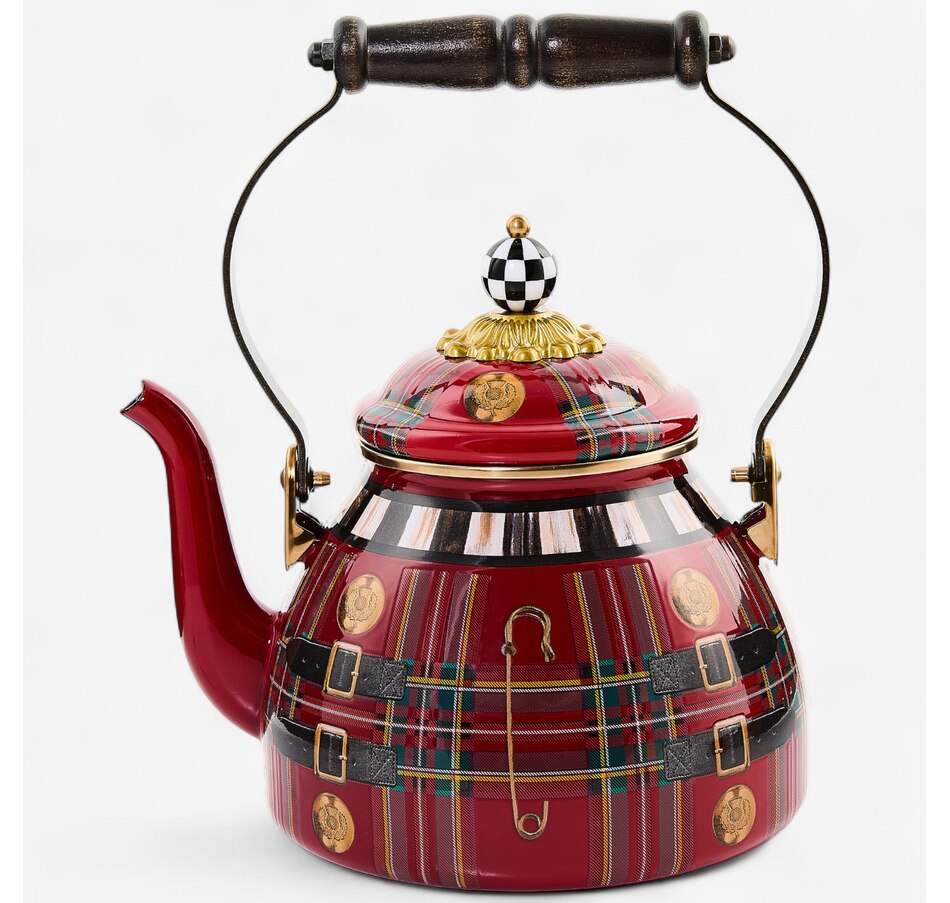 Image 105508.jpg, Product 105-508 / Price $269.00, Mackenzie-Childs The Kilted 2-Quart Tea Kettle from MacKenzie Childs on TSC.ca's Kitchen department
