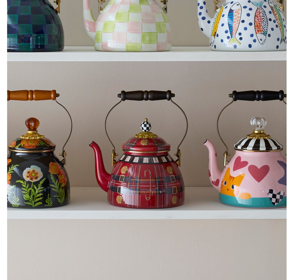 Image 105508_ALTMORE2.jpg, Product 105-508 / Price $269.00, Mackenzie-Childs The Kilted 2-Quart Tea Kettle from MacKenzie Childs on TSC.ca's Kitchen department
