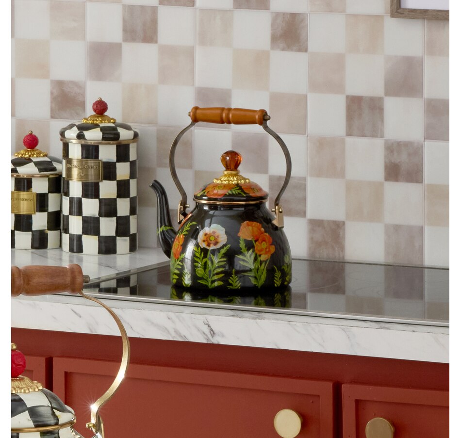 Image 105511_ALTMORE2.jpg, Product 105-511 / Price $269.00, Mackenzie-Childs Poppy 2-Quart Tea Kettle from MacKenzie Childs on TSC.ca's Kitchen department