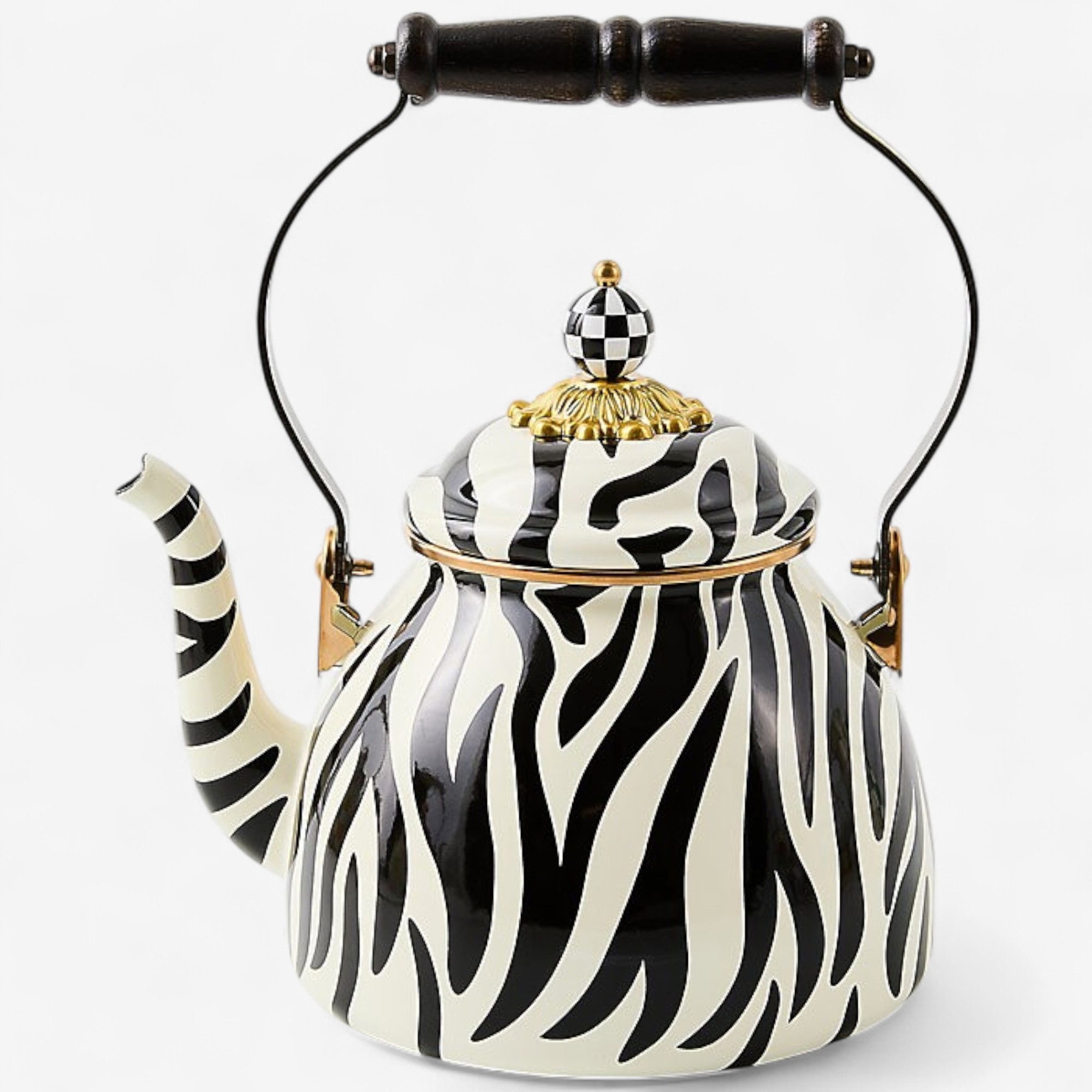 Mackenzie-Childs Zebra 2-Quart Tea Kettle - TSC.ca