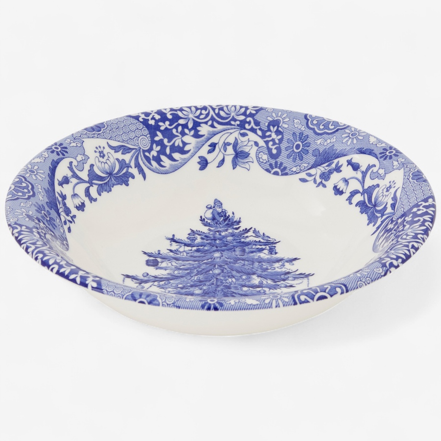 Image 105524.jpg, Product 105-524 / Price $139.99, Portmeirion Spode Blue Italian Christmas Cereal Bowls - Set of 4 from Portmeirion - Spode on TSC.ca's Kitchen department