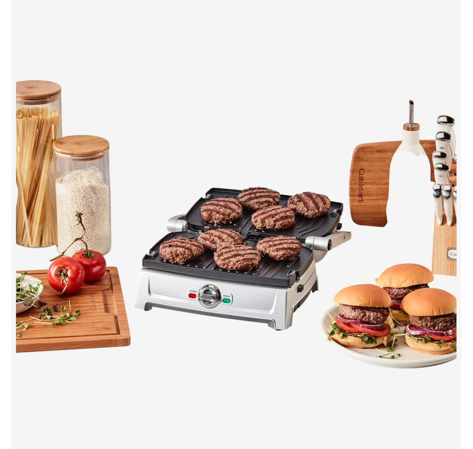 Image 105542_ALTMORE9.jpg, Product 105-542 / Price $199.99, Cuisinart Griddler Compact Indoor Grill, Griddle and Panini Press plus 3-Cup Mini Chopper from Cuisinart on TSC.ca's Kitchen department