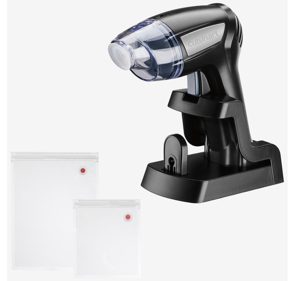 Image 105549.jpg, Product 105-549 / Price $129.99, Cuisinart Rechargeable Cordless Handheld Vacuum Sealer plus 60 Zipper Bags from Cuisinart on TSC.ca's Home & Garden department