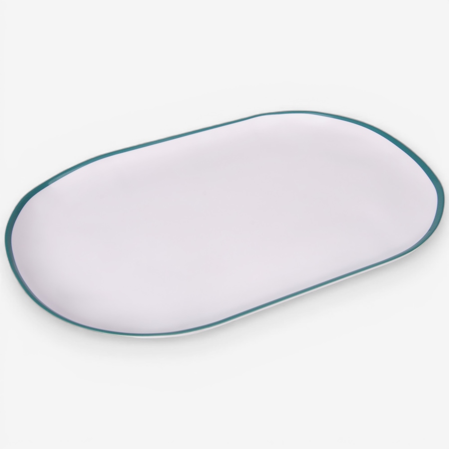 Image 105570_TRQ.jpg, Product 105-570 / Price $29.99, Curtis Stone Melamine Oval Platter from Curtis Stone on TSC.ca's Kitchen department