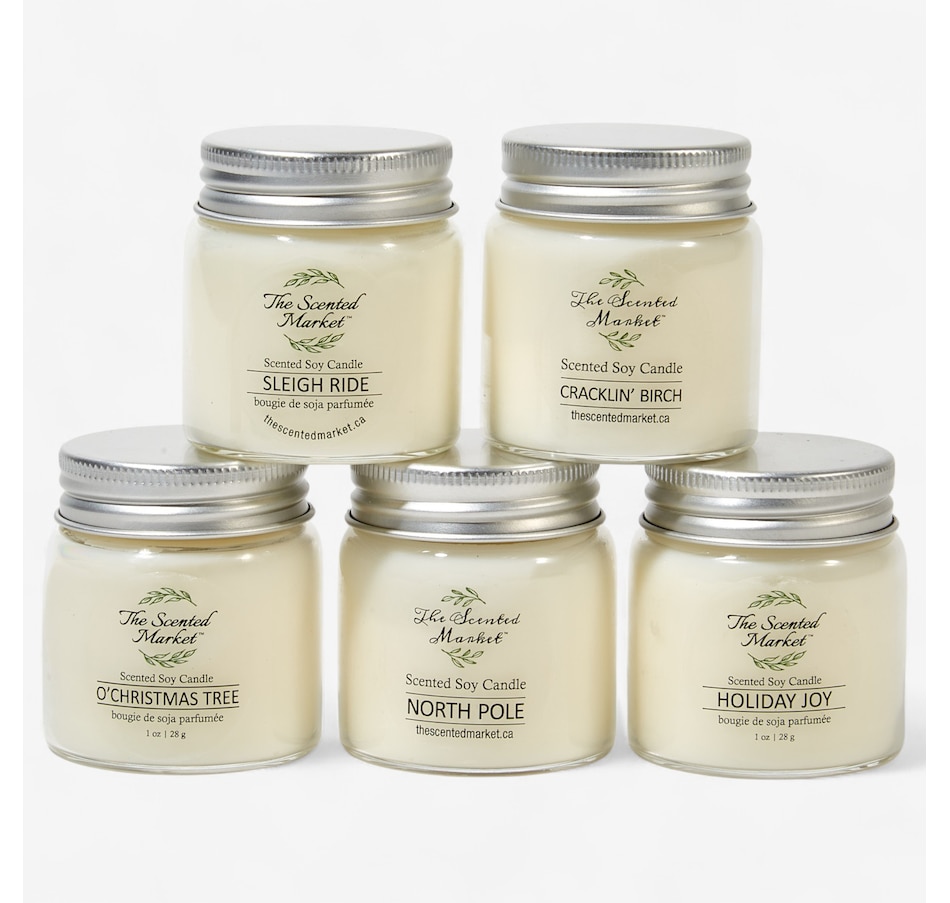 Image 105579.jpg, Product 105-579 / Price $54.99, The Scented Market Winter 5piece Sample Candle Pack from The Scented Market on TSC.ca's Home & Garden department