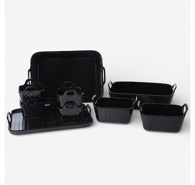 temp-tations 9-Piece Bake Set with Upswept Handles