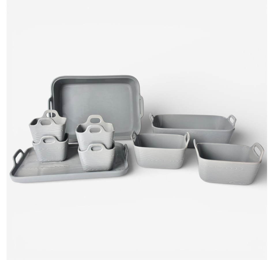 Image 105591_WOOLG.jpg, Product 105-591 / Price $99.99, temp-tations 9-Piece Bake Set with Upswept Handles from temp-tations on TSC.ca's Kitchen department