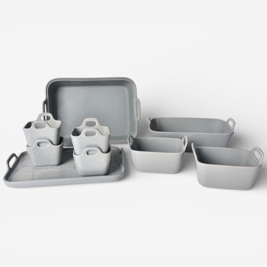 Image 105591_WOOLG.jpg, Product 105-591 / Price $89.99, temp-tations 9-Piece Bake Set with Upswept Handles from temp-tations on TSC.ca's Kitchen department
