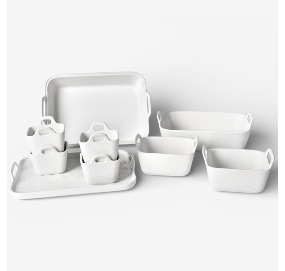 Image 105591_WOOLW.jpg, Product 105-591 / Price $99.99, temp-tations 9-Piece Bake Set with Upswept Handles from temp-tations on TSC.ca's Kitchen department