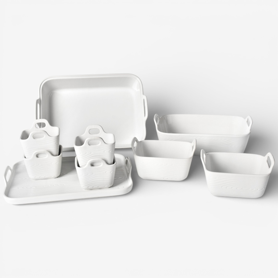 Image 105591_WOOLW.jpg, Product 105-591 / Price $89.99, temp-tations 9-Piece Bake Set with Upswept Handles from temp-tations on TSC.ca's Kitchen department
