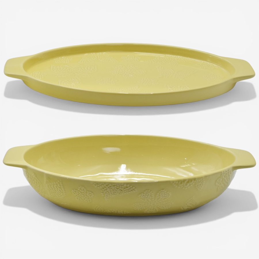 Image 105628_BTRC.jpg, Product 105-628 / Price $59.99, temp-tations 3-Quart Shallow Casserole Dish with Lid-It from temp-tations on TSC.ca's Kitchen department