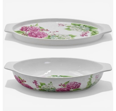 temp-tations 3-Quart Shallow Casserole Dish with Lid-It