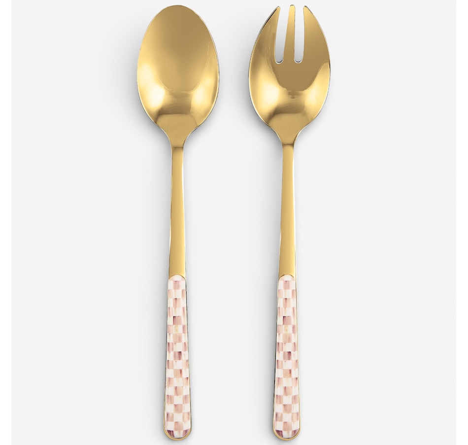 Image 105678_MOCCK.jpg, Product 105-678 / Price $95.00, Mackenzie-Childs Bistro Salad Serving Set from MacKenzie Childs on TSC.ca's Kitchen department