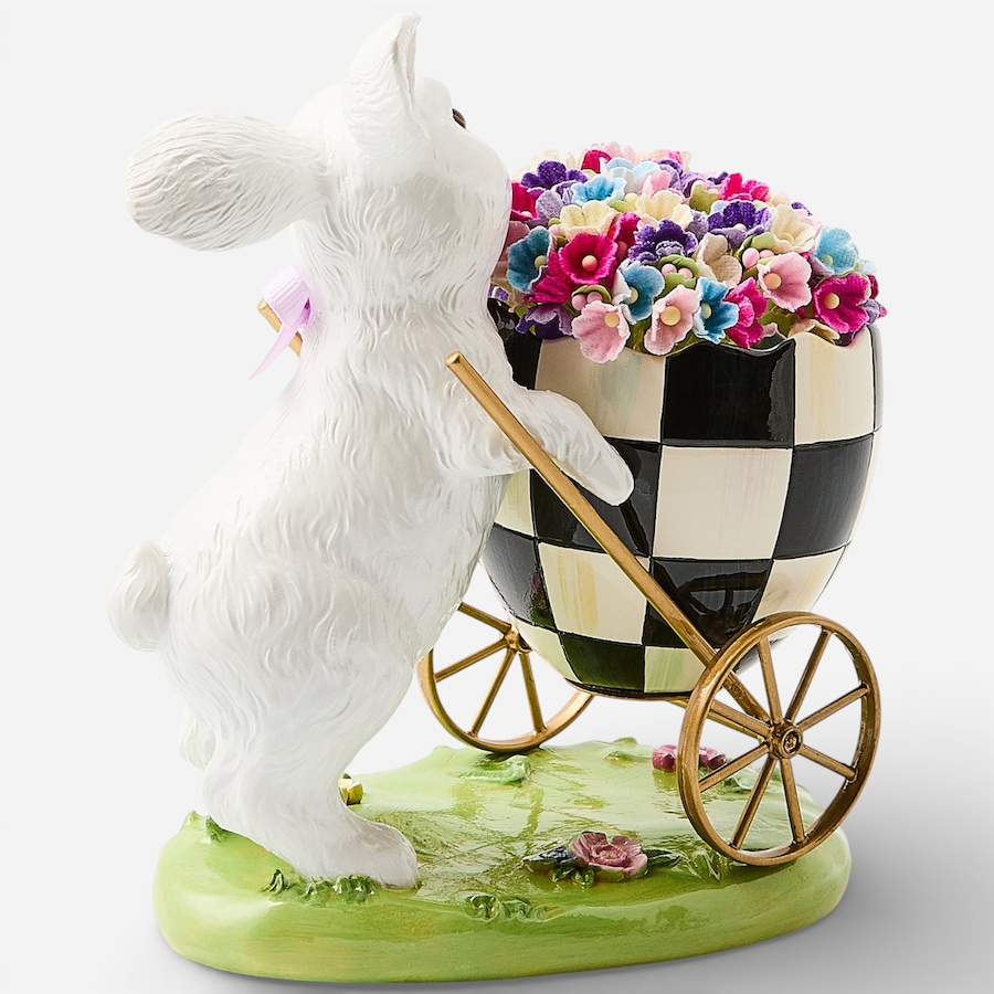 Image 105695_ALTMORE1.jpg, Product 105-695 / Price $130.00, Mackenzie-Childs Frolic Spring Bunny Egg Cart from MacKenzie Childs on TSC.ca's Home & Garden department