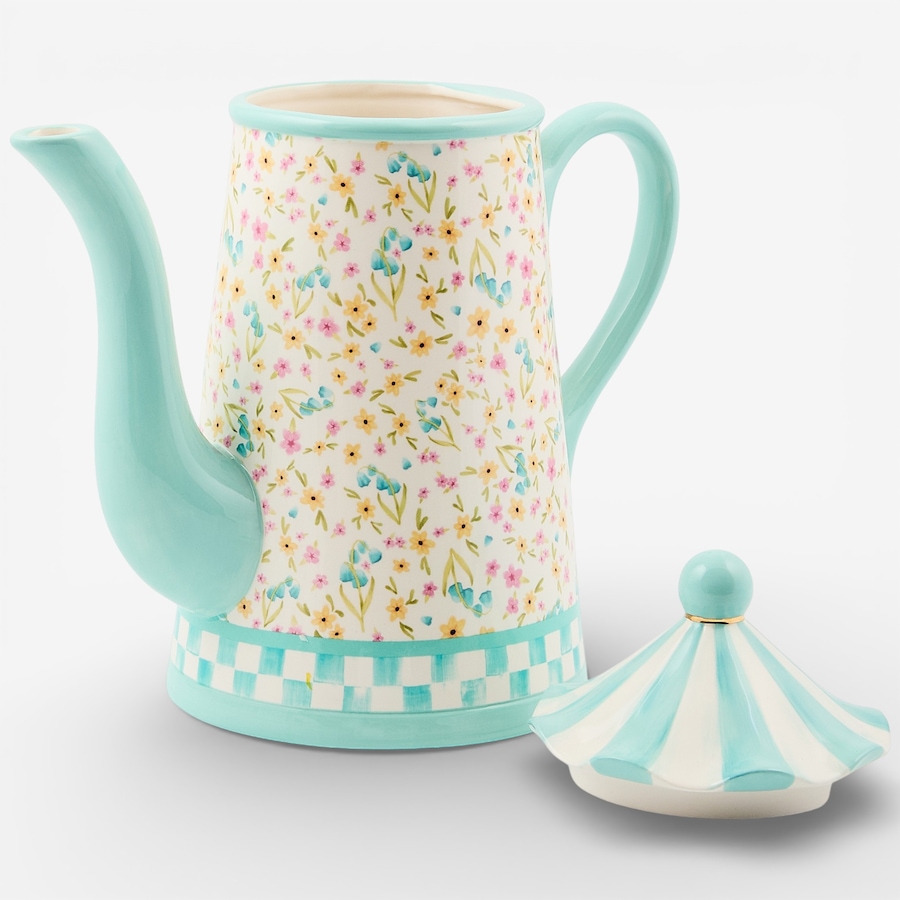 Image 105710_ALTMORE1.jpg, Product 105-710 / Price $200.00, Mackenzie-Childs Posie Patch Ceramic Teapot from MacKenzie Childs on TSC.ca's Kitchen department