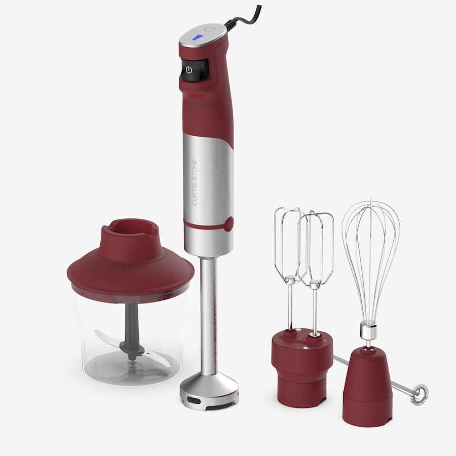 Image 105716_RED.jpg, Product 105-716 / Price $99.95, Curtis Stone Immersion Blender Set from Curtis Stone on TSC.ca's Kitchen department