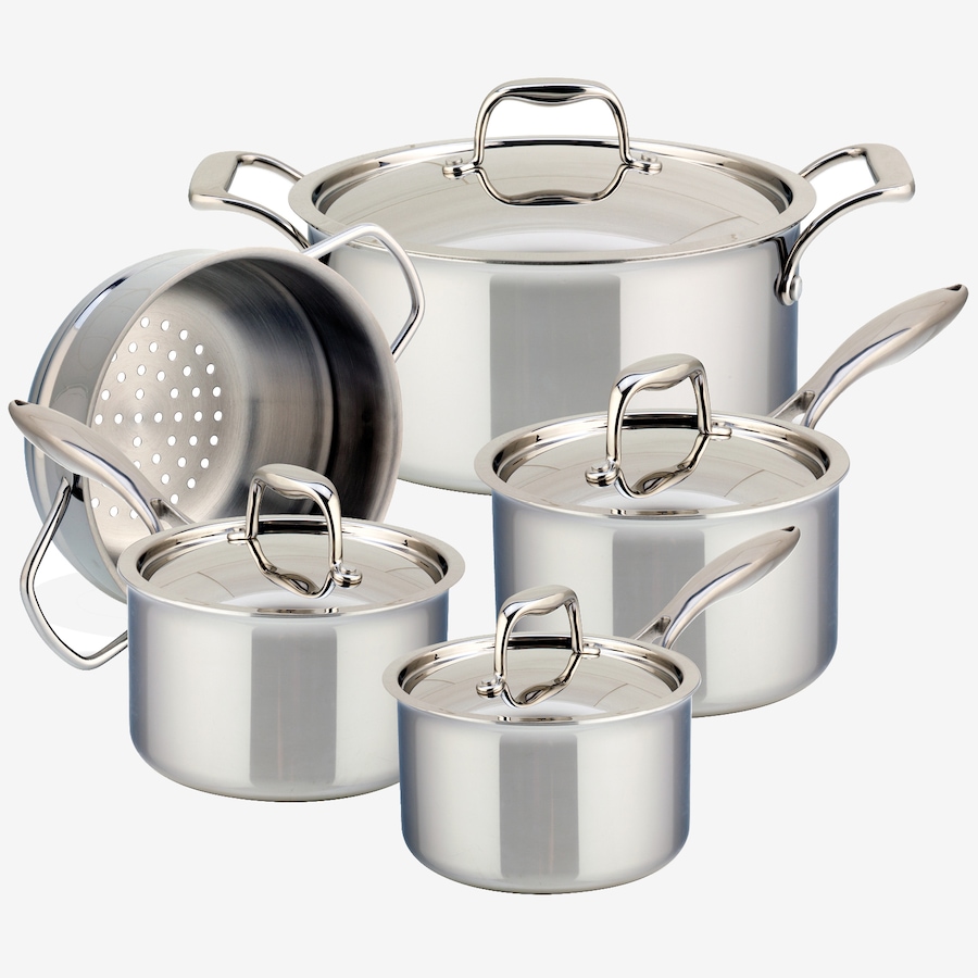 Image 105722.jpg, Product 105-722 / Price $799.99, Chef Michael Smith Meyer 9-Piece Supersteel Set from Meyer on TSC.ca's Kitchen department