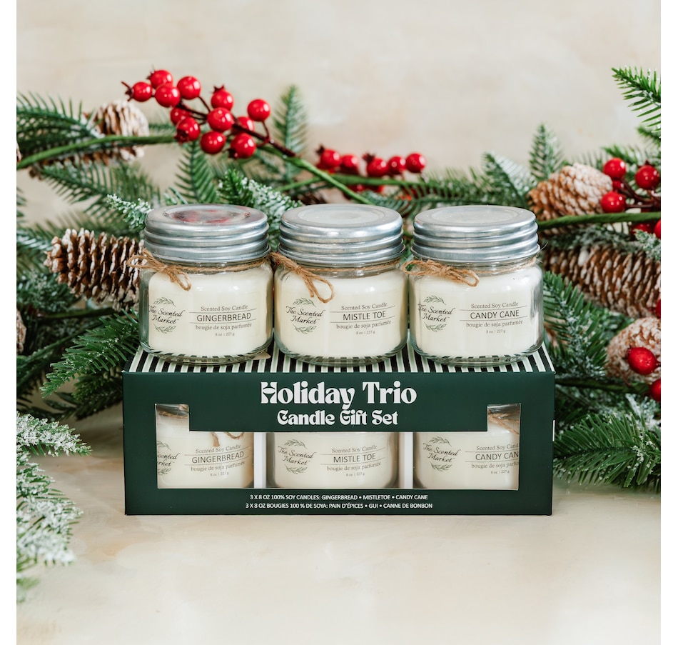 Image 105727.jpg, Product 105-727 / Price $69.99, The Scented Market Holiday Trio Candle 3 pack Gift Set from The Scented Market on TSC.ca's Home & Garden department