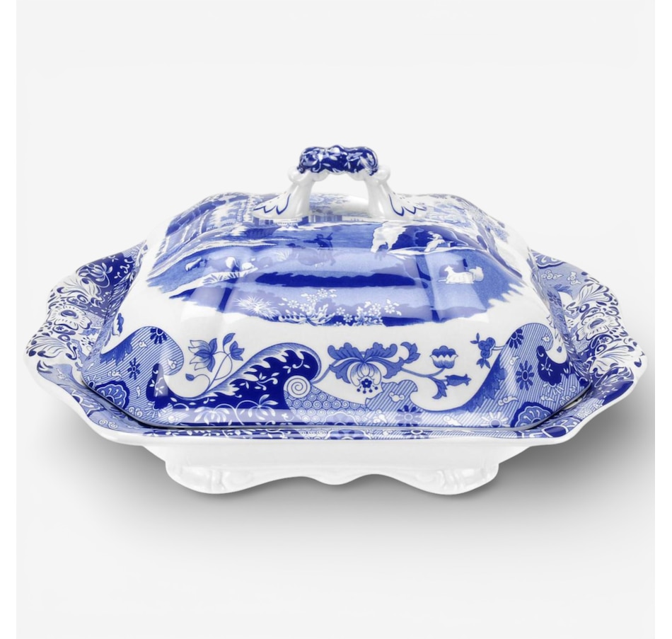 Image 105744.jpg, Product 105-744 / Price $131.99, Portmeirion 12" Spode Blue Italian Covered Vegetable Dish from Portmeirion - Spode on TSC.ca's Kitchen department