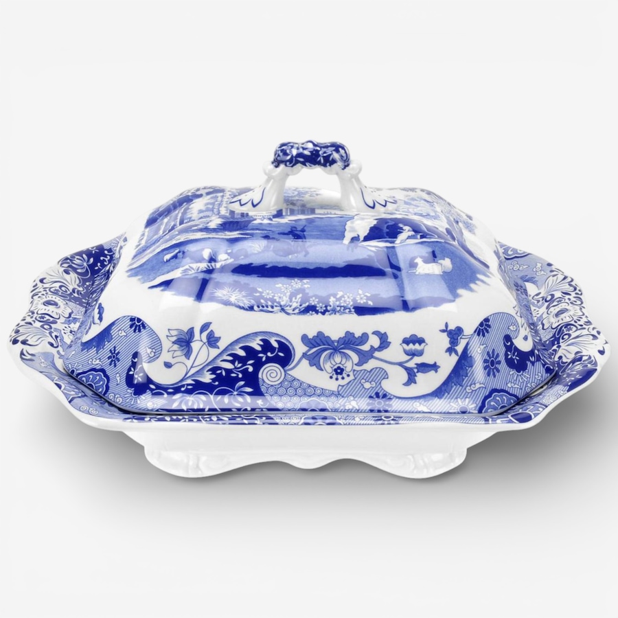 Image 105744.jpg, Product 105-744 / Price $131.99, Portmeirion 12" Spode Blue Italian Covered Vegetable Dish from Portmeirion - Spode on TSC.ca's Kitchen department