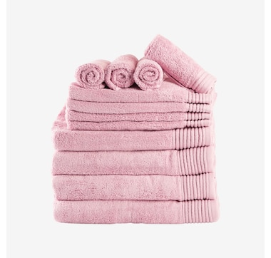 Home Suite Luxury Neo Zero Twist 12-Piece Towel Set