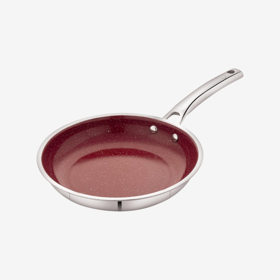 Image 105775_RED.jpg, Product 105-775 / Price $39.99, Curtis Stone 9.5" Tri-Ply Frypan from Curtis Stone on TSC.ca's Kitchen department