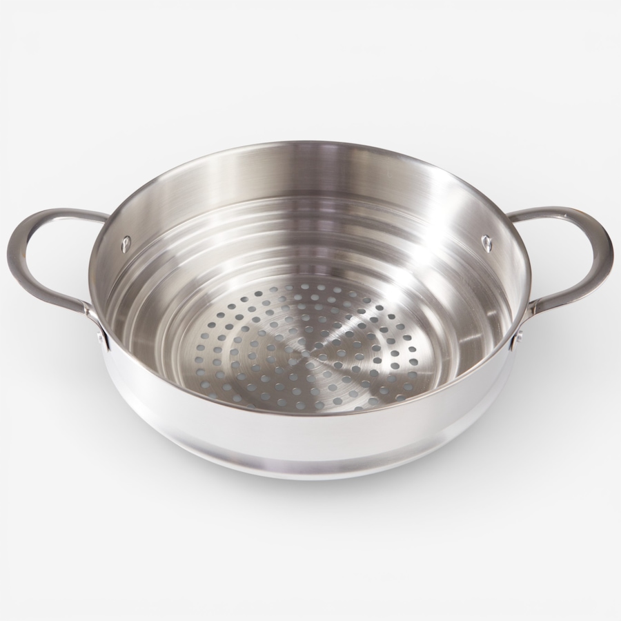 Image 105785_ALTMORE6.jpg, Product 105-785 / Price $61.99, Curtis Stone 4-Quart Sauté Pan with Stick Handle and Lid with Steamer Insert from Curtis Stone on TSC.ca's Kitchen department