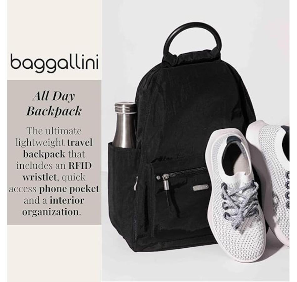 Image 105796_ALTMORE1.jpg, Product 105-796 / Price $179.99, Baggallini All-Day Backpack with RFID Phone from Baggallini on TSC.ca's Fashion department
