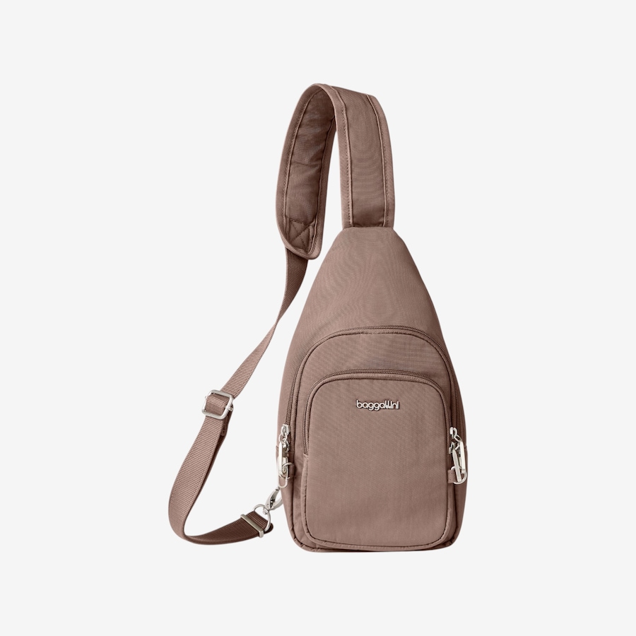 Image 105797_PBLO.jpg, Product 105-797 / Price $99.99, Baggallini Securtex Anti-Theft Daytripper Sling Bag from Baggallini on TSC.ca's Fashion department