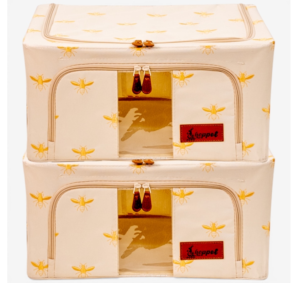 Image 105811_BEE.jpg, Product 105-811 / Price $39.99, Hoppel Small Triple Access Bin (2-pack) from Hoppel Storage on TSC.ca's Home & Garden department