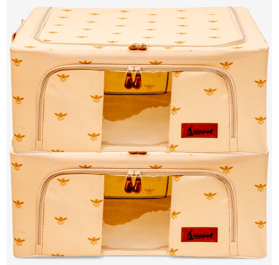 Image 105812_BEE.jpg, Product 105-812 / Price $44.99, Hoppel Medium Triple-Access Bin (2-pack) from Hoppel Storage on TSC.ca's Home & Garden department