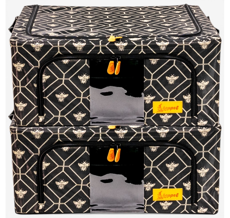 Image 105812_HCB.jpg, Product 105-812 / Price $44.99, Hoppel Medium Triple-Access Bin (2-pack) from Hoppel Storage on TSC.ca's Home & Garden department