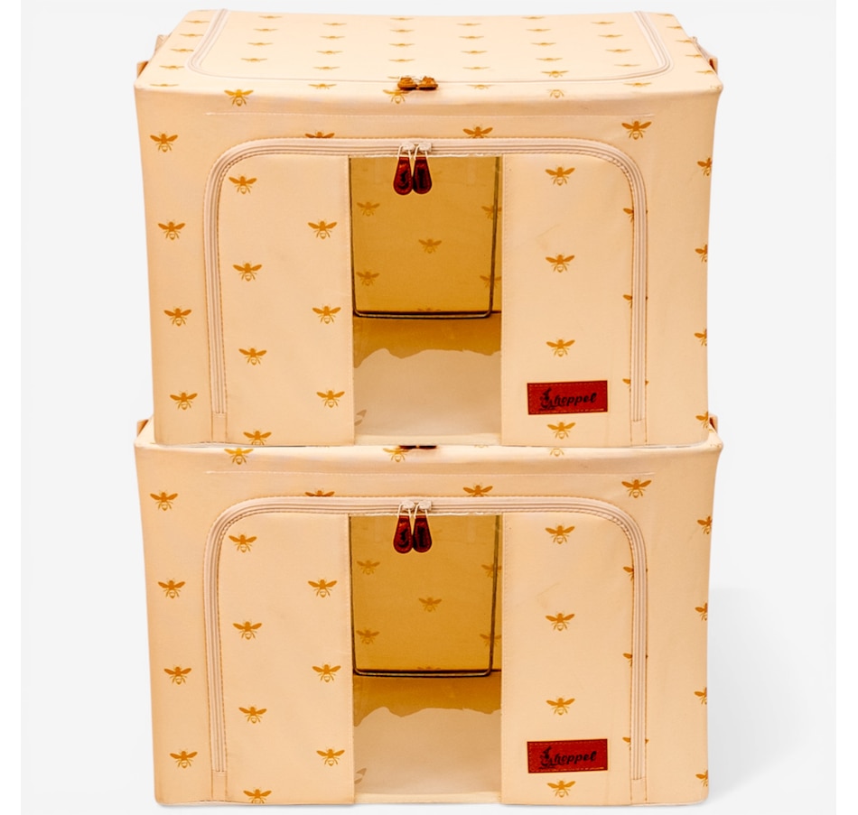 Image 105813_BEE.jpg, Product 105-813 / Price $49.99, Hoppel Large Triple-Access Bin (2-pack) from Hoppel Storage on TSC.ca's Home & Garden department
