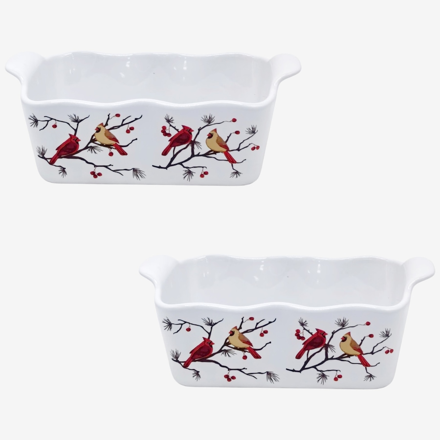 Image 105820_BIRWD.jpg, Product 105-820 / Price $35.50, temp-tations Set of 2 - 1.75qt Loaf Pans with Handles from temp-tations on TSC.ca's Kitchen department