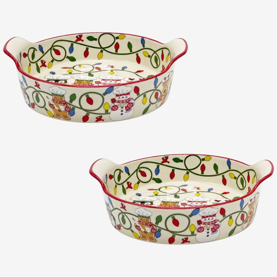 Image 105821_MECHF.jpg, Product 105-821 / Price $35.50, temp-tations Set of 2 - 9" Round Baking Dishes with Handles from temp-tations on TSC.ca's Kitchen department