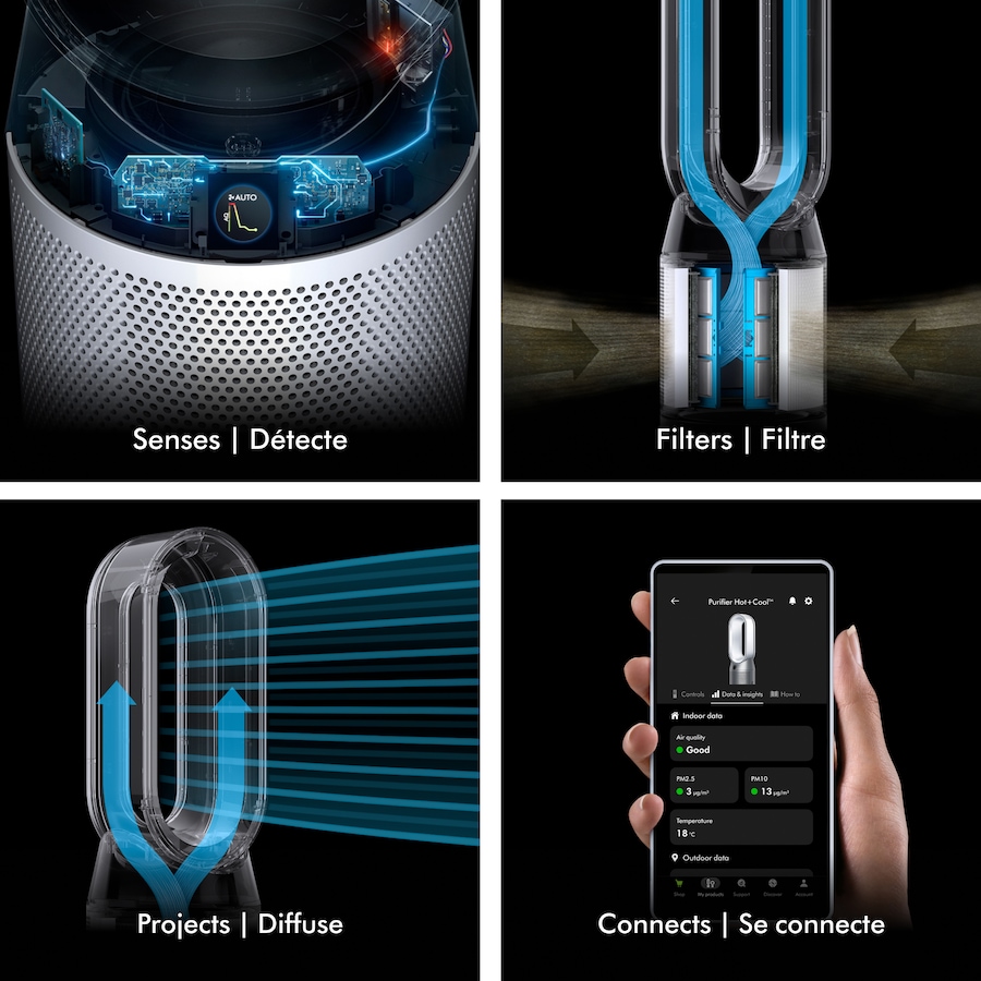 Image 105838_ALTMORE4.jpg, Product 105-838 / Price $799.99, Dyson Purifier Hot+Cool HP1 from Dyson on TSC.ca's Home & Garden department