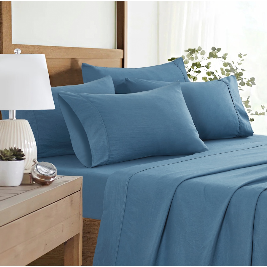 Image 105857_FADDM.jpg, Product 105-857 / Price $39.99, Claro Living 6-Piece Microfibre Sheet Set (solid) from Claro Living Home on TSC.ca's Home & Garden department