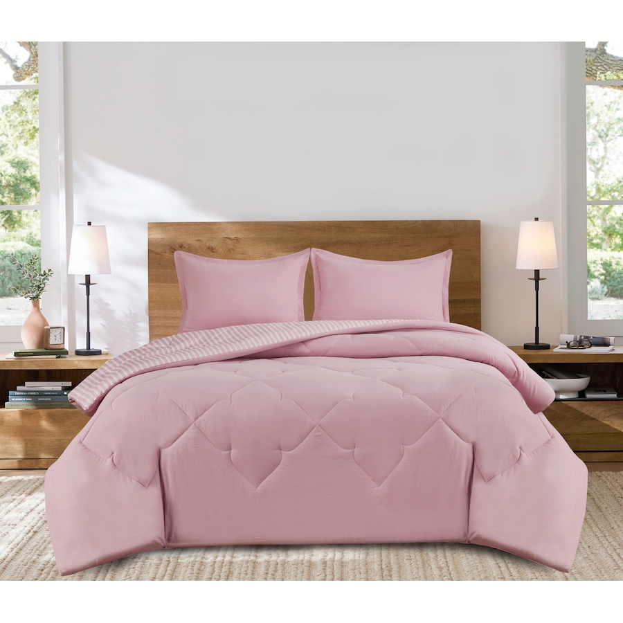 Image 105859_PKNCR.jpg, Product 105-859 / Price $79.99, Claro Living 3-Piece Down Comforter Set from Claro Living Home on TSC.ca's Home & Garden department