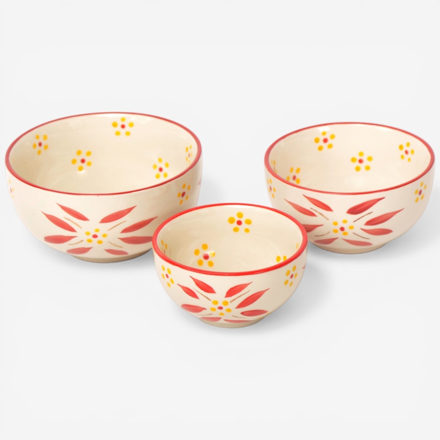 Image 105862_OWRED.jpg, Product 105-862 / Price $59.99, temp-tations Nested Prep Bowls (set of 3) from temp-tations on TSC.ca's Kitchen department