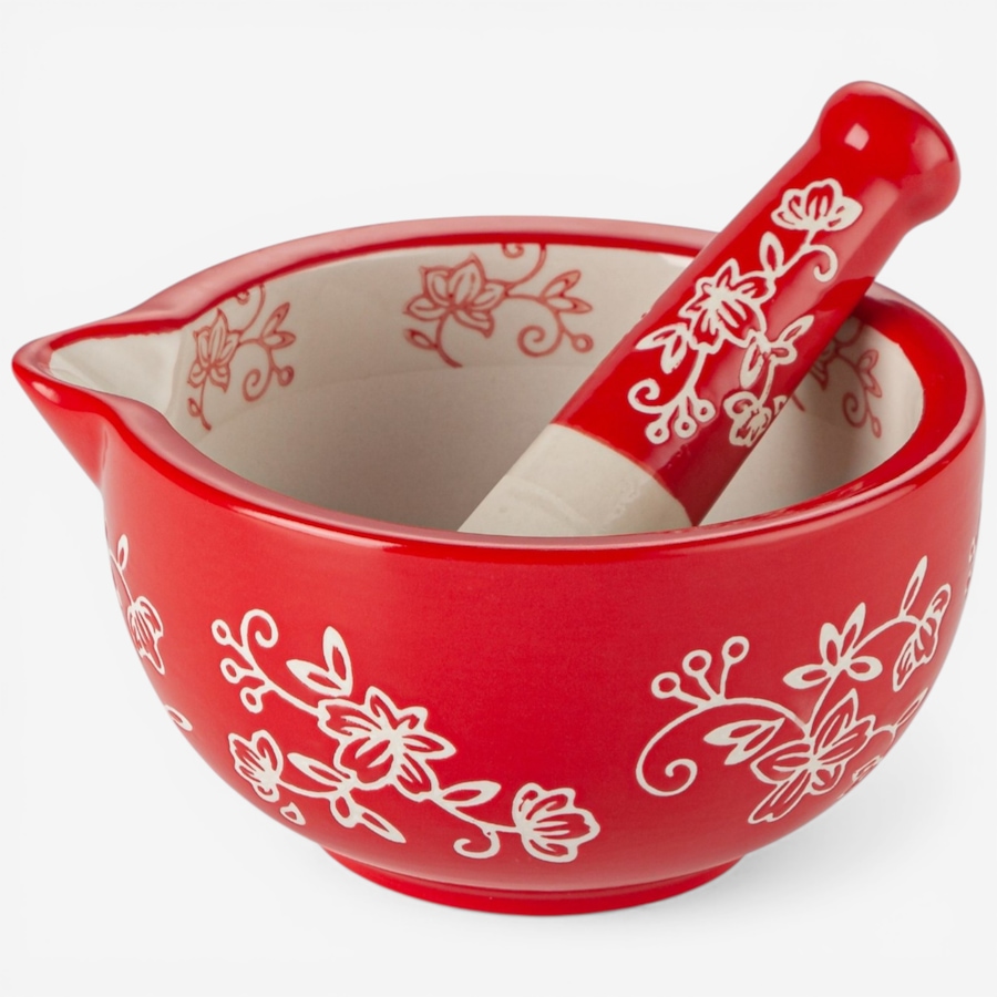 Image 105863_FLRED.jpg, Product 105-863 / Price $19.99, temp-tations Mortar and Pestle from temp-tations on TSC.ca's Kitchen department
