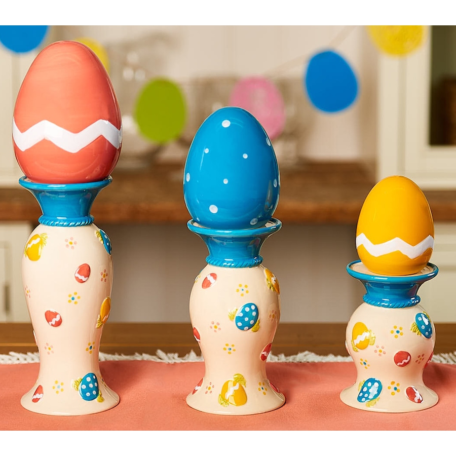 Image 105864_ALTMORE2.jpg, Product 105-864 / Price $21.88, temp-tations Egg Hunt Reversible Pedestals (set of 3) from temp-tations on TSC.ca's Home & Garden department