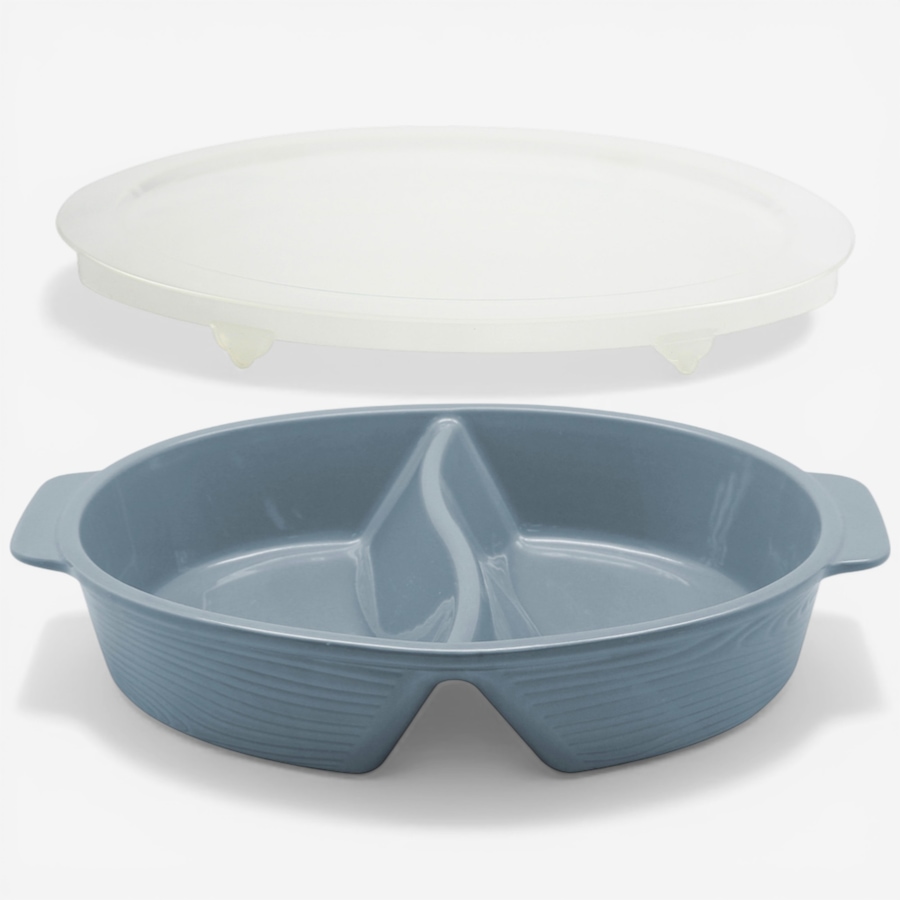 Image 105866_WODLS.jpg, Product 105-866 / Price $39.99, temp-tations 2-Quart Divided Baker from temp-tations on TSC.ca's Kitchen department