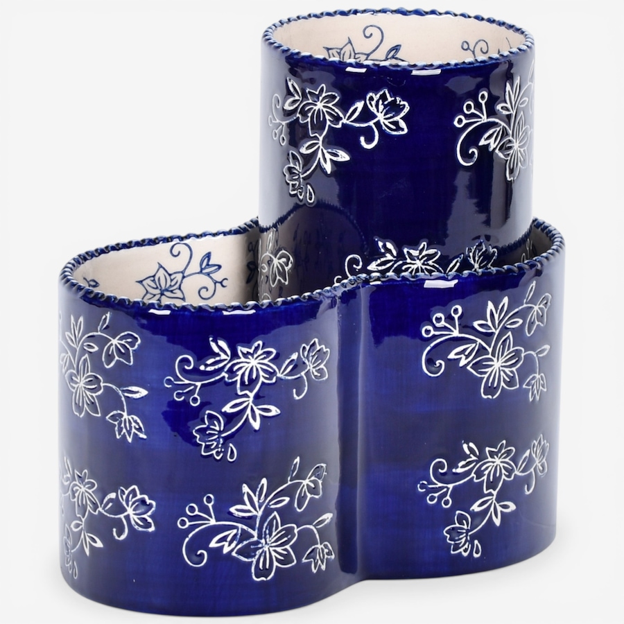 Image 105867_FLBLU.jpg, Product 105-867 / Price $29.99, temp-tations Multi-Store Utensil Crock from temp-tations on TSC.ca's Home & Garden department