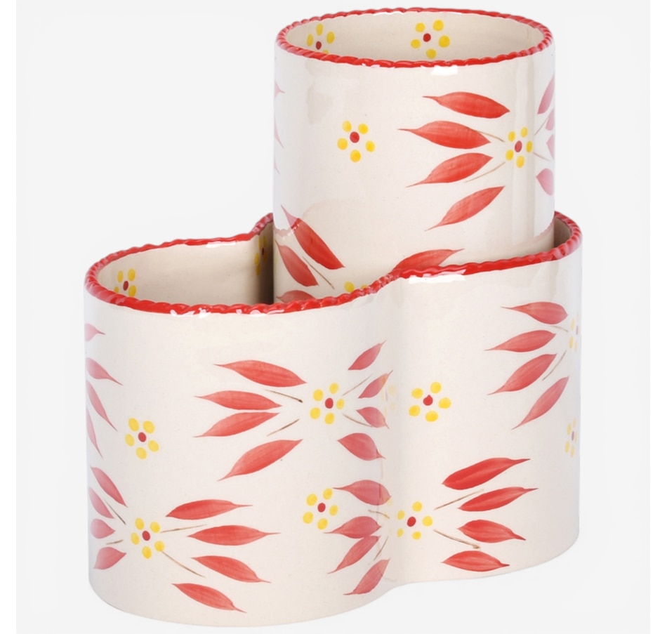 Image 105867_OWRED.jpg, Product 105-867 / Price $29.99, temp-tations Multi-Store Utensil Crock from temp-tations on TSC.ca's Home & Garden department