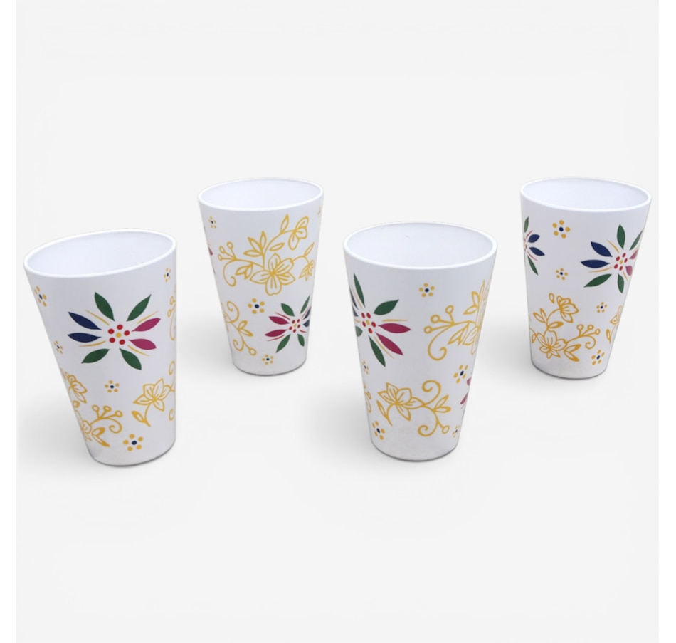 Image 105870_CONT.jpg, Product 105-870 / Price $19.99, temp-tations 14-oz Bamboo Tumblers (set of 4) from temp-tations on TSC.ca's Kitchen department