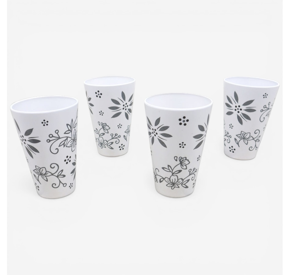 Image 105870_GRY.jpg, Product 105-870 / Price $19.99, temp-tations 14-oz Bamboo Tumblers (set of 4) from temp-tations on TSC.ca's Kitchen department