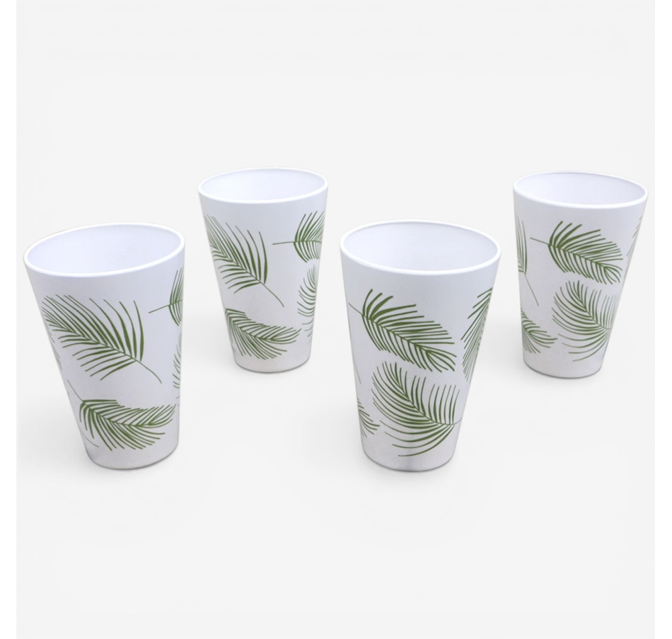 Image 105870_PAL.jpg, Product 105-870 / Price $19.99, temp-tations 14-oz Bamboo Tumblers (set of 4) from temp-tations on TSC.ca's Kitchen department
